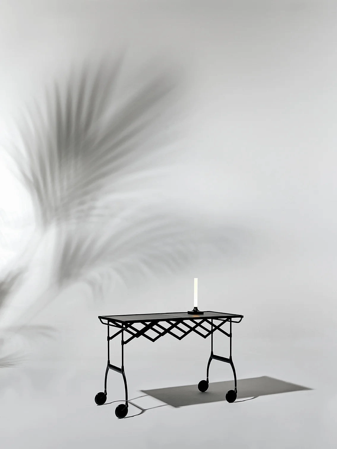 Kartell Goodnight Battery Table Lamp, Chrome