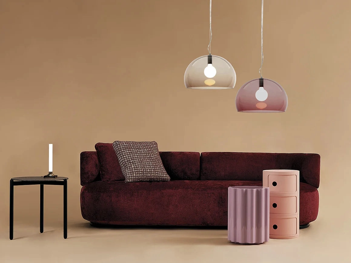 Kartell Goodnight Battery Table Lamp, Matt Titanium