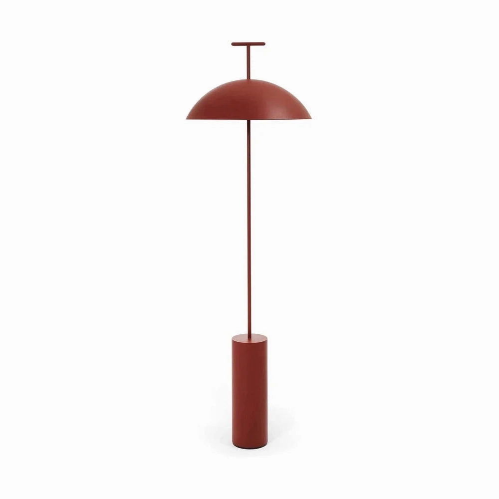 Kartell Green A Floor Lamp, Brick Red garden LED light