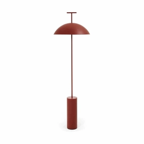 Kartell Green A Floor Lamp, Brick Red garden LED light