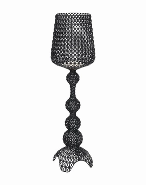 Kartell Kabuki Indoor Floor Lamp, Black garden LED light