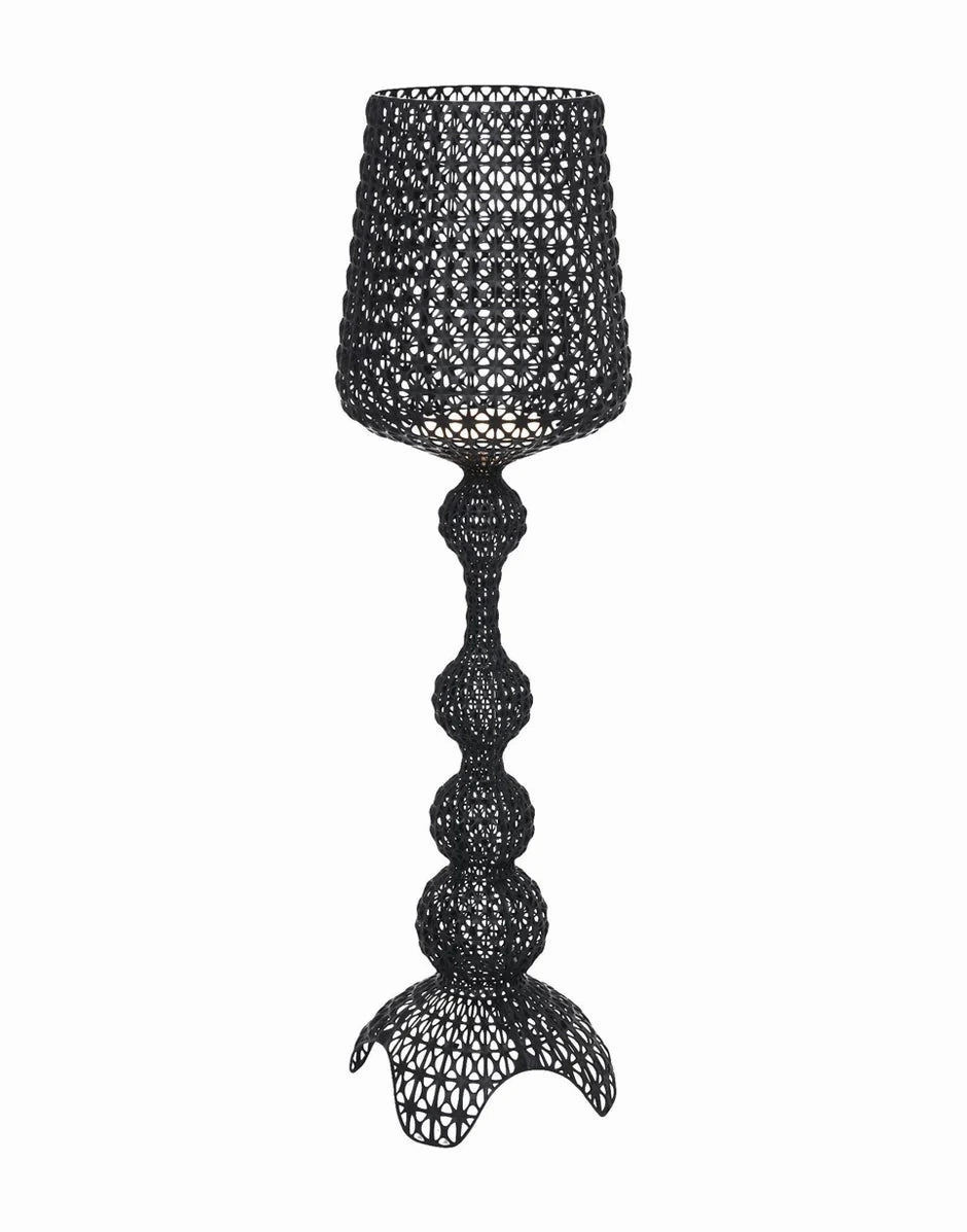 Kartell Kabuki Indoor Floor Lamp, Black garden LED light