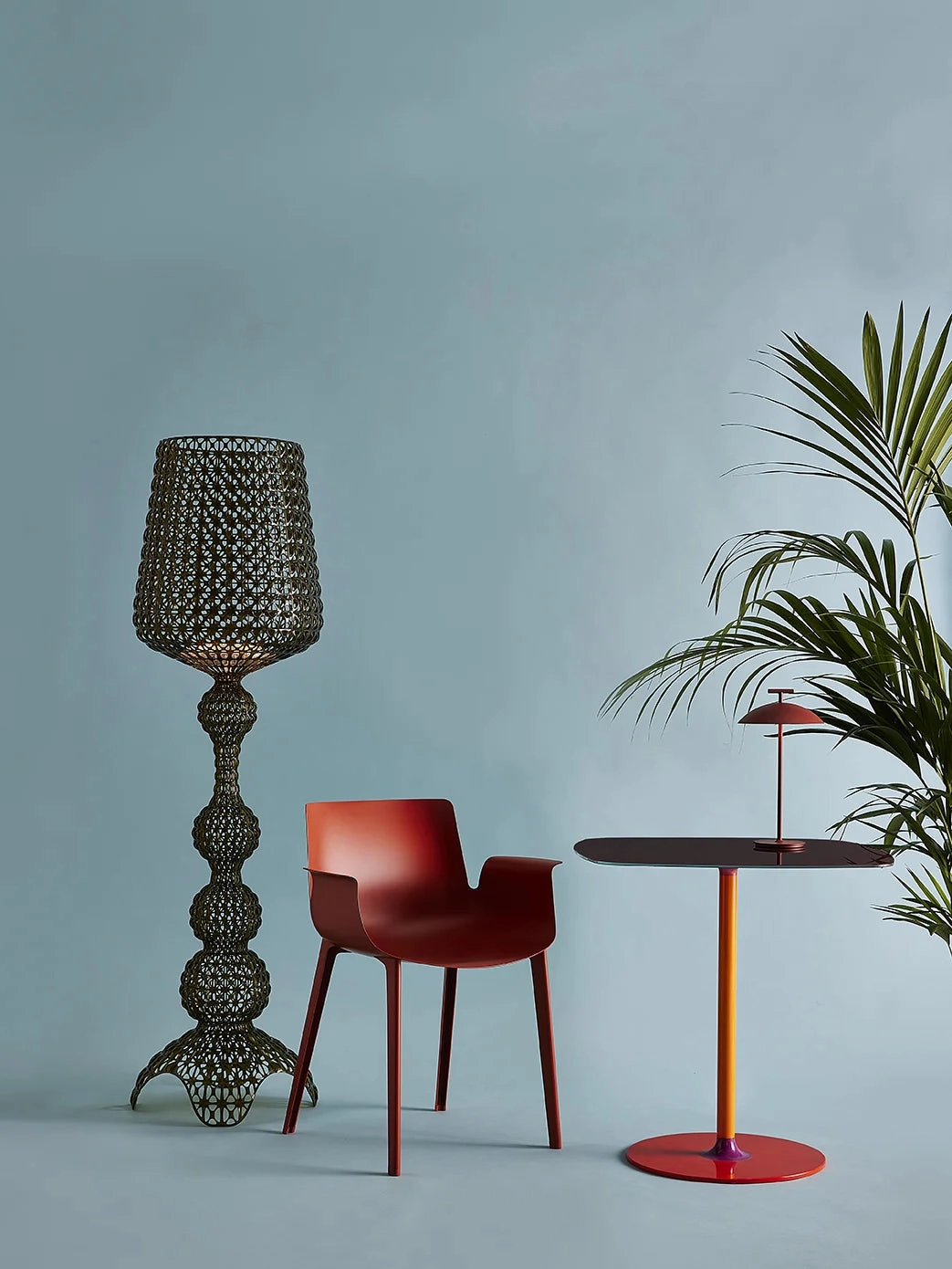 Kartell Kabuki Outdoor Floor Lamp, Black