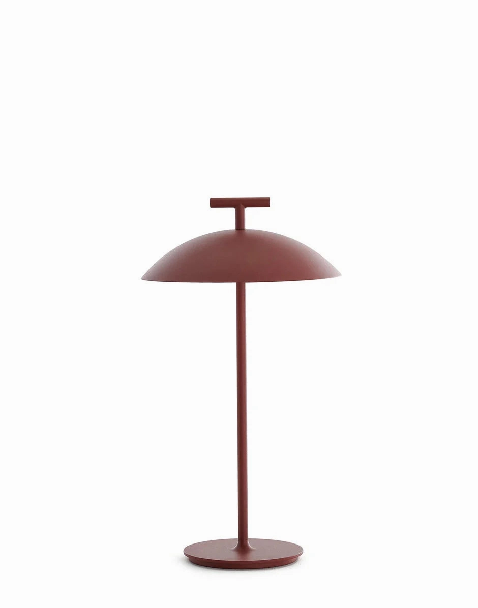 Kartell Mini Geen A Portable Table Lamp, Brick Red designer outdoor lamp