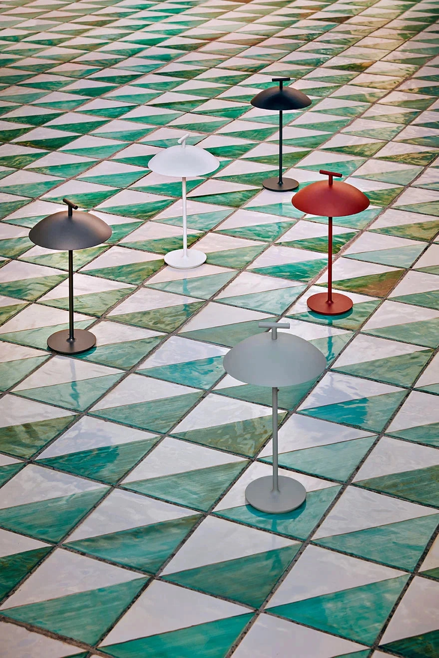 Kartell Mini Geen A Portable Table Lamp, Brick Red