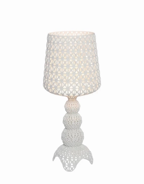 Kartell Mini Kabuki Table Lamp, White designer outdoor lamp