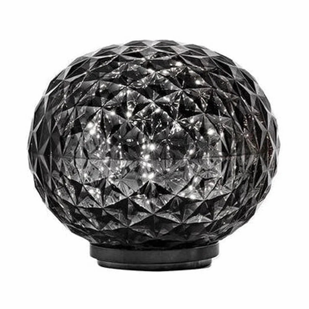 Kartell Mini Planet Table Lamp Battery Version, Fume designer outdoor lamp