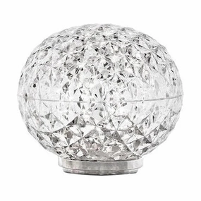 Kartell Mini Planet Table Lamp Battery Version, Transparent designer outdoor lamp