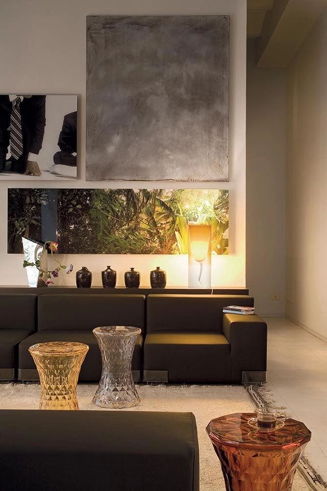 Kartell Toobe Floor Lamp, Crystal