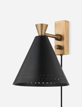 Keady Plug-In Sconce minimalist reading light