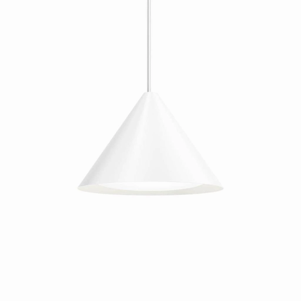 Keglen 400 Hvid LED - Pendel flush mount chandelier