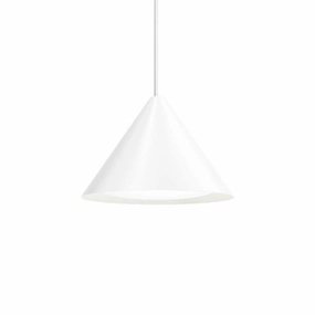 Keglen 400 Hvid LED - Pendel flush mount chandelier