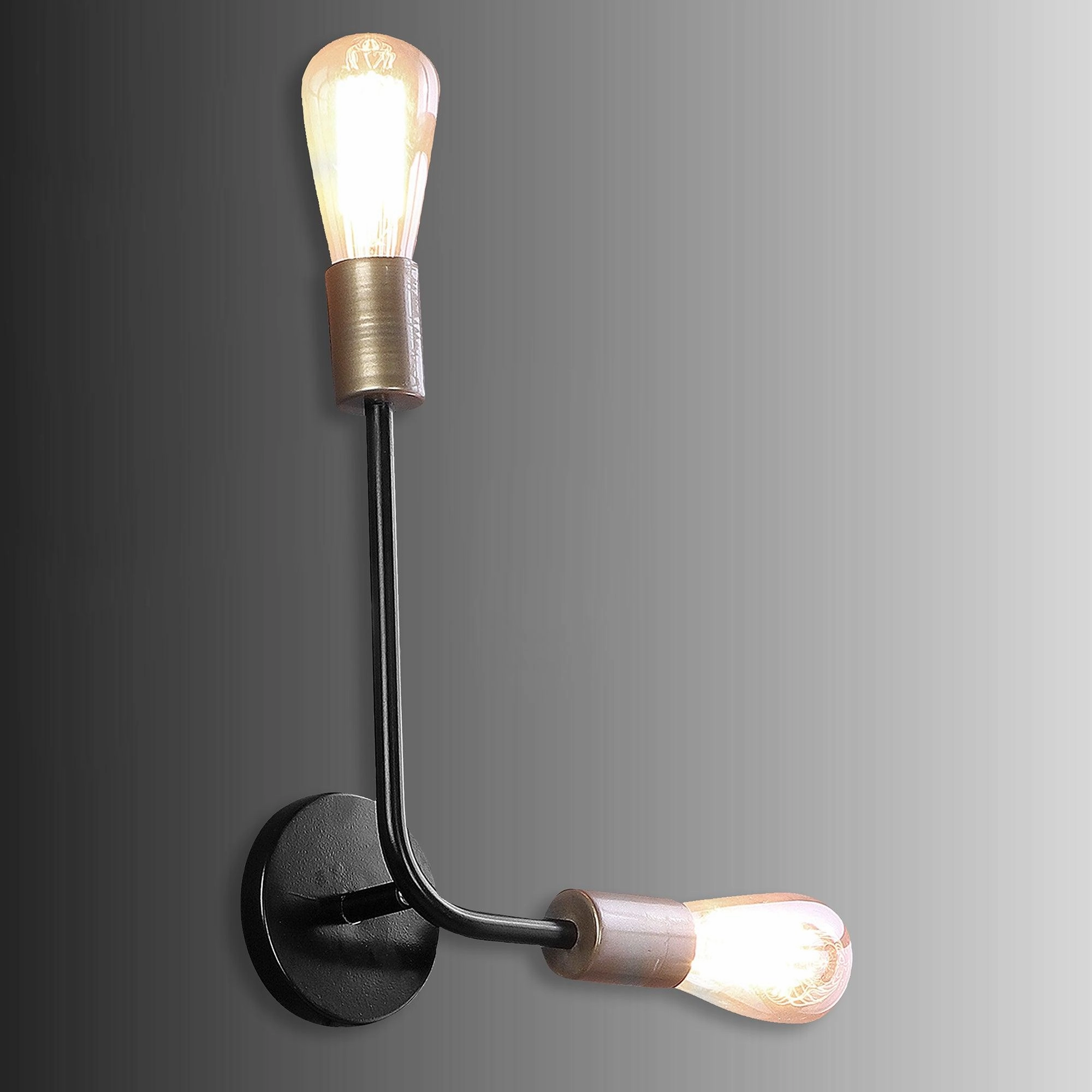 Kelda Black Metal Wall Light by SS Lightings