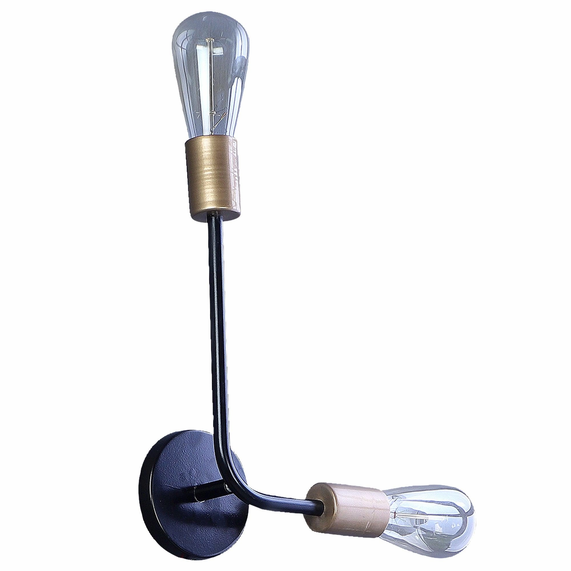 Kelda Black Metal Wall Light by SS Lightings