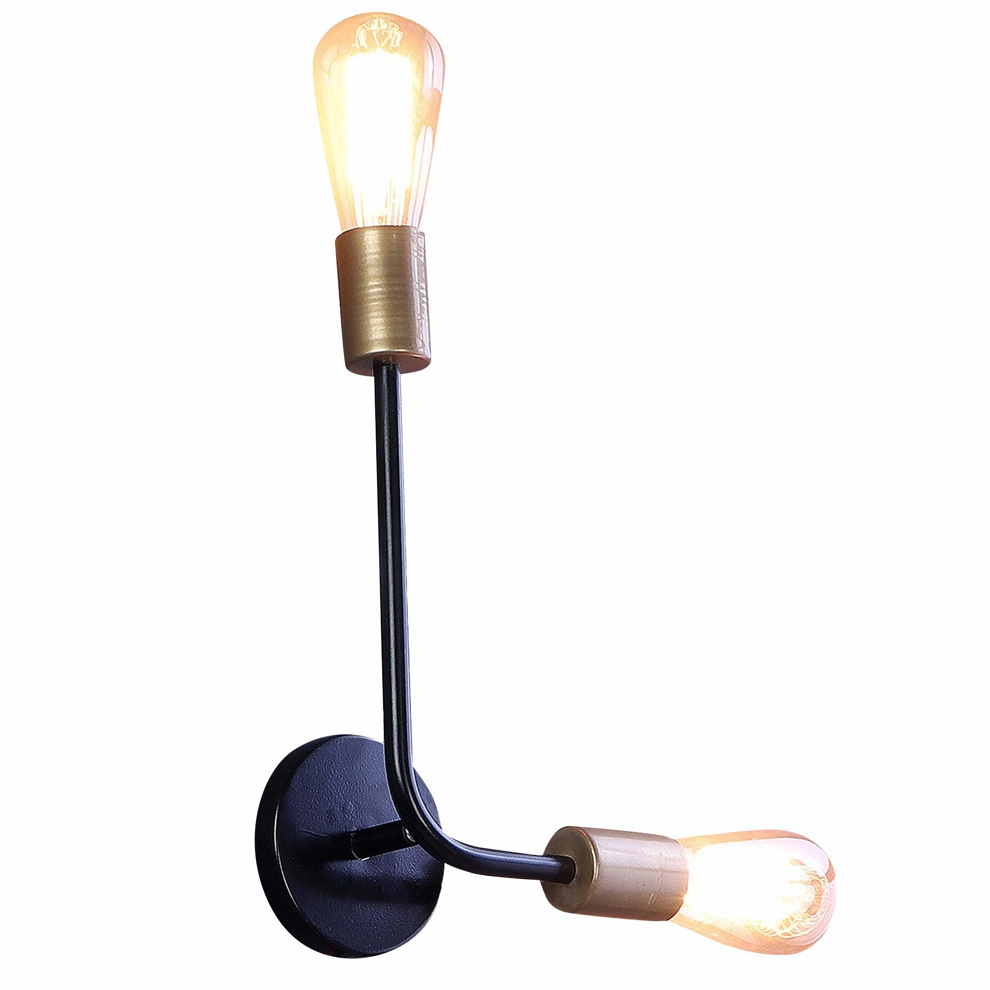 Kelda Black Metal Wall Light by SS Lightings