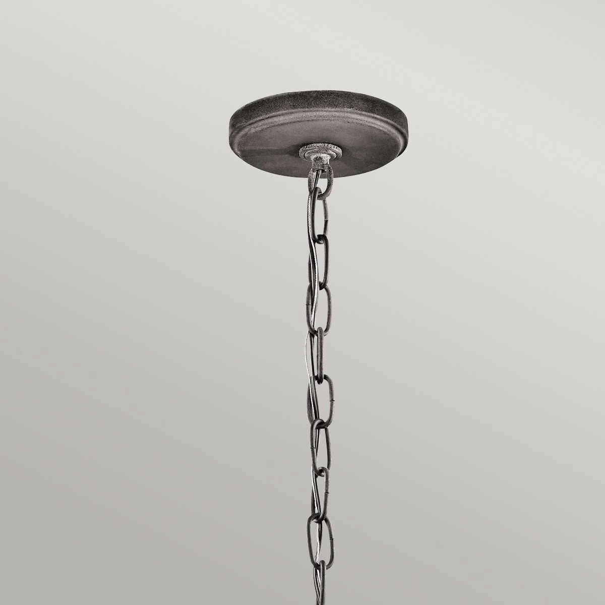 Kichler Ashland Bay 1 Light Zinc Outdoor Pendant