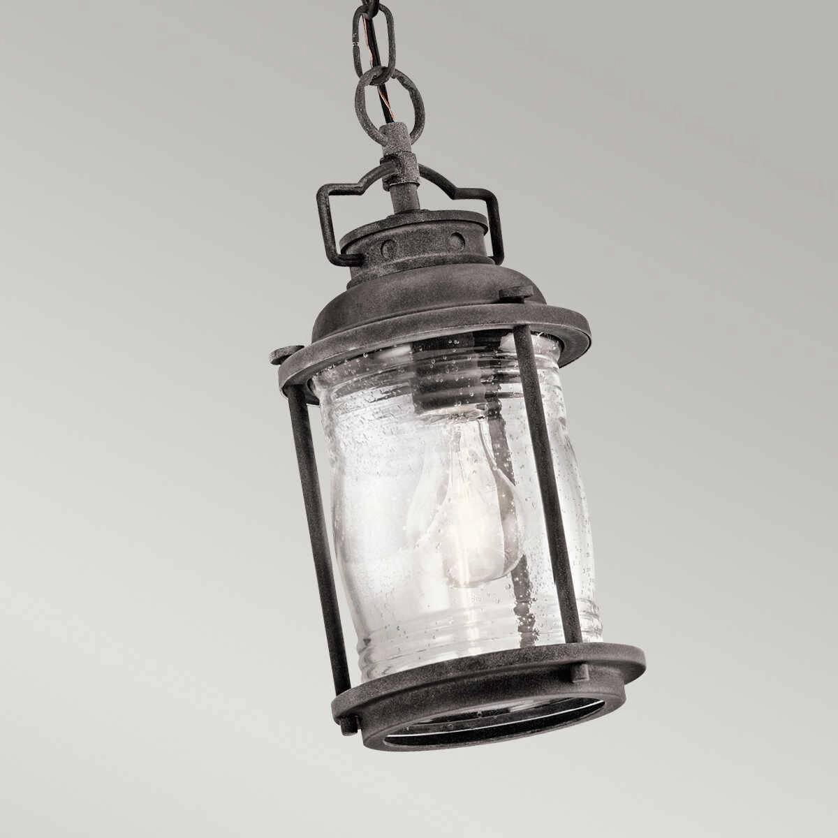Kichler Ashland Bay 1 Light Zinc Outdoor Pendant