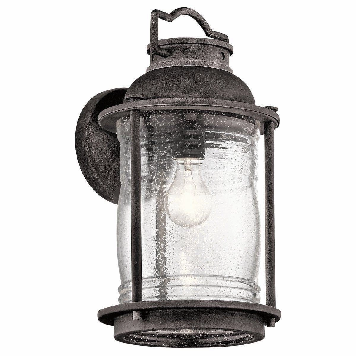 Kichler Ashland Bay Large Outdoor Wall Light - Weathered Zinc outdoor wall lamp