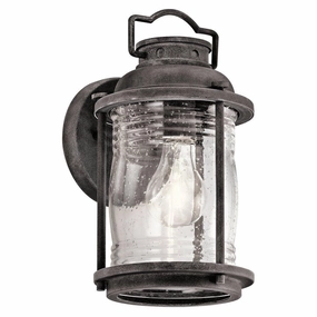 Kichler Ashland Bay Small Outdoor Wall Light - Weathered Zinc outdoor wall lamp