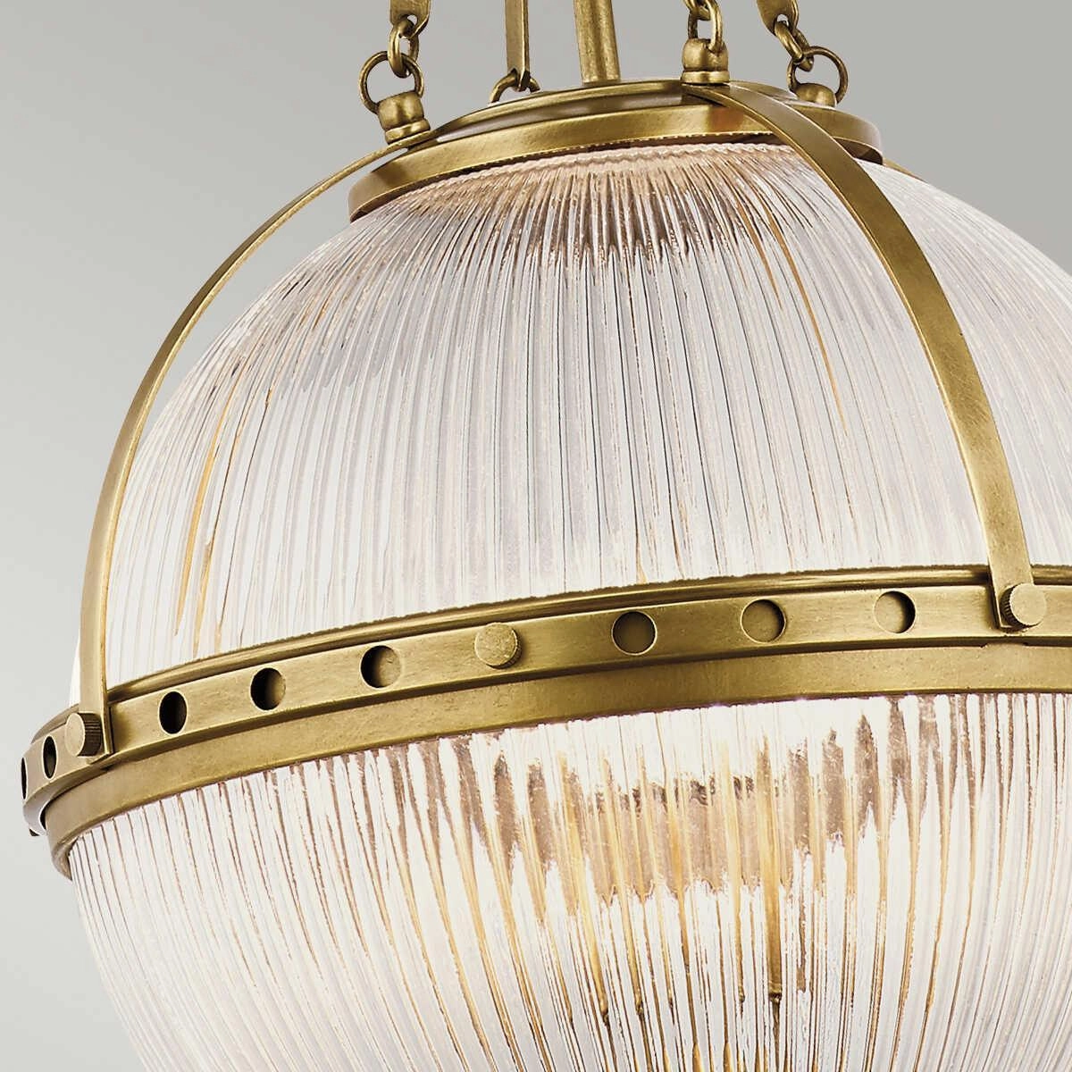Kichler Aster 3 Light Natural Brass Ceiling Pendant