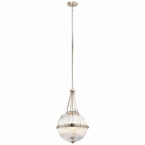 Kichler Aster 3 Light Polished Nickel Ceiling Pendant minimalist ceiling light