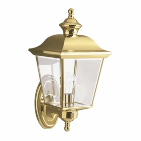 Kichler Bay Shore Medium Gold Outdoor Wall Light outdoor wall lamp