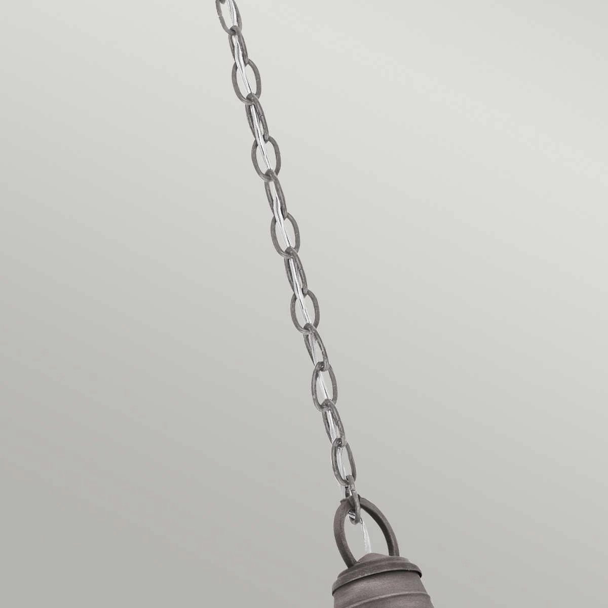 Kichler Bridge Point Small Outdoor Pendant - Weathered Zinc
