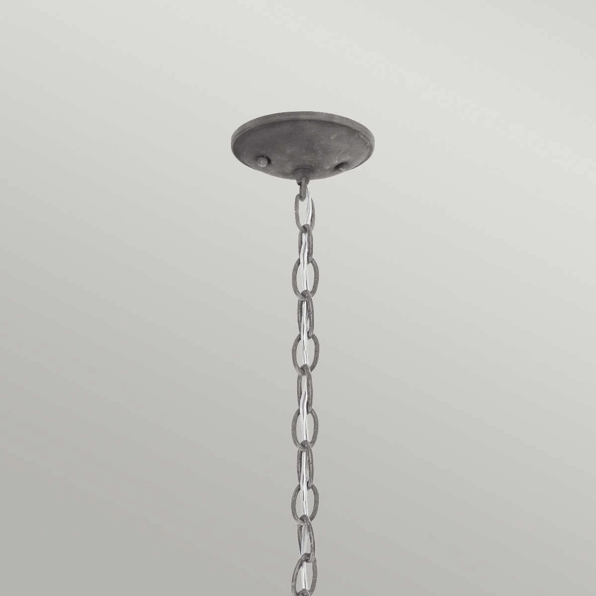 Kichler Bridge Point Small Outdoor Pendant - Weathered Zinc