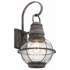 Kichler Bridge Point Zinc Large Outdoor Wall Light outdoor wall lamp