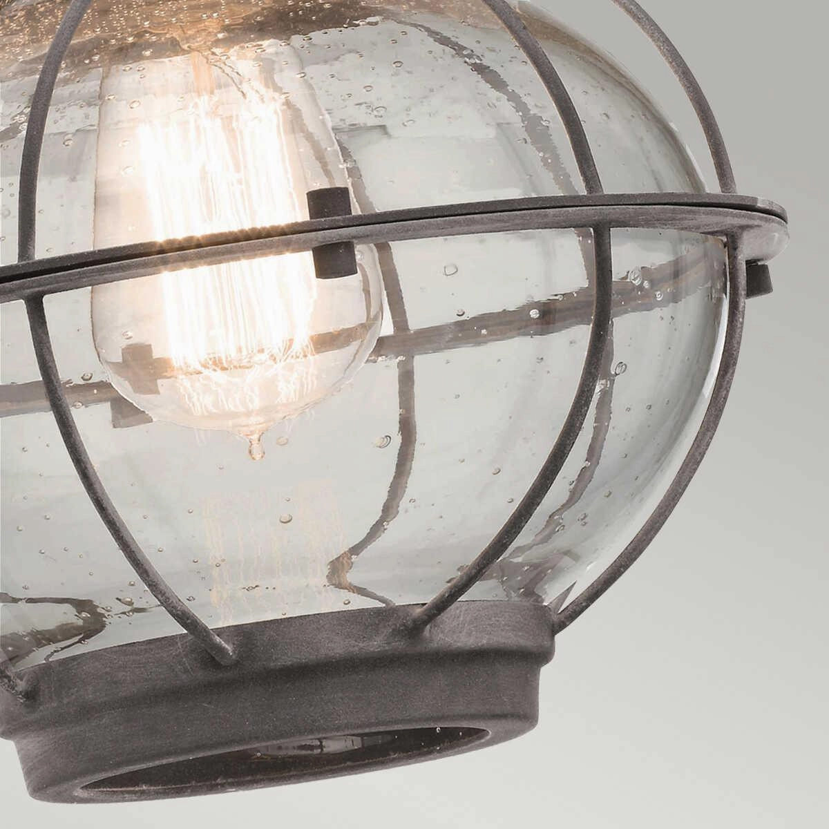 Kichler Bridge Point Zinc Medium Outdoor Wall Light