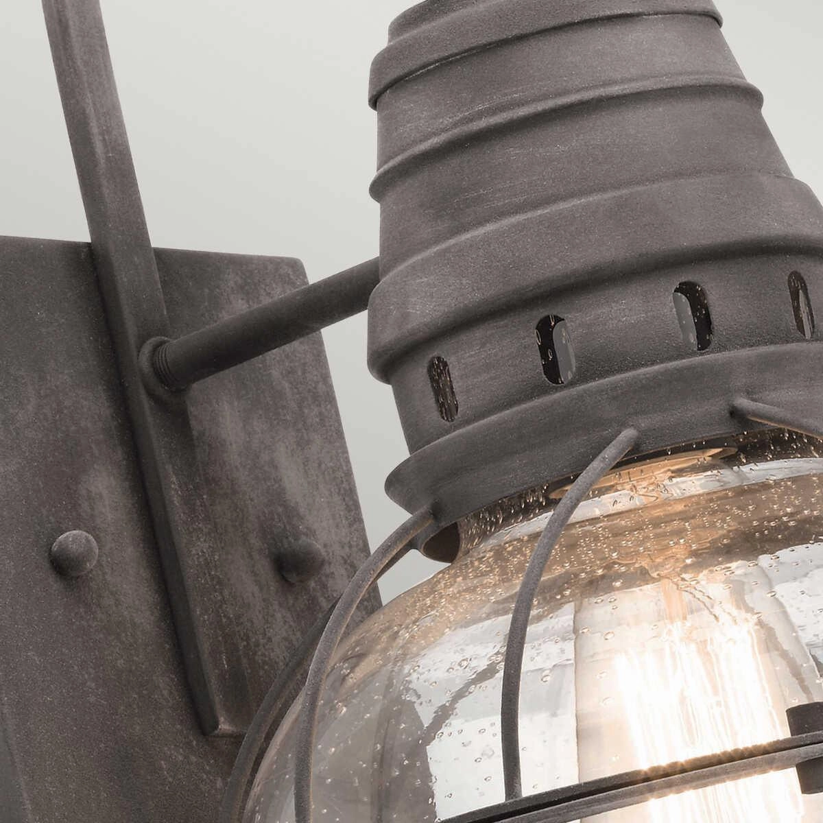 Kichler Bridge Point Zinc Medium Outdoor Wall Light