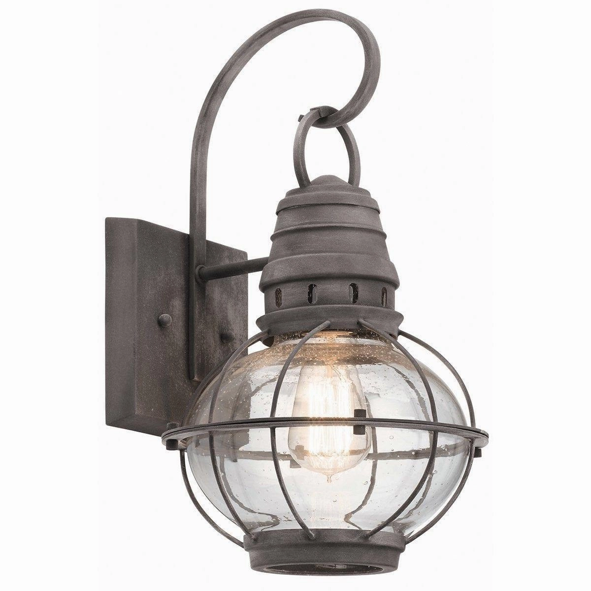 Kichler Bridge Point Zinc Medium Outdoor Wall Light outdoor wall lamp