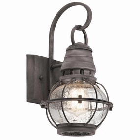 Kichler Bridge Point Zinc Small Outdoor Wall Light outdoor wall lamp