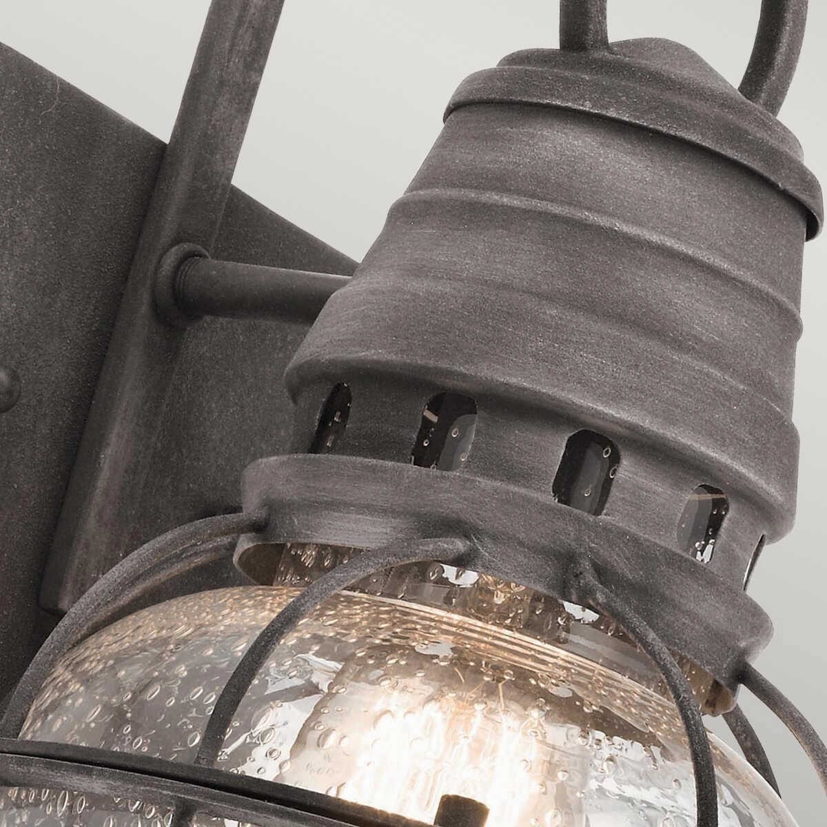 Kichler Bridge Point Zinc Small Outdoor Wall Light