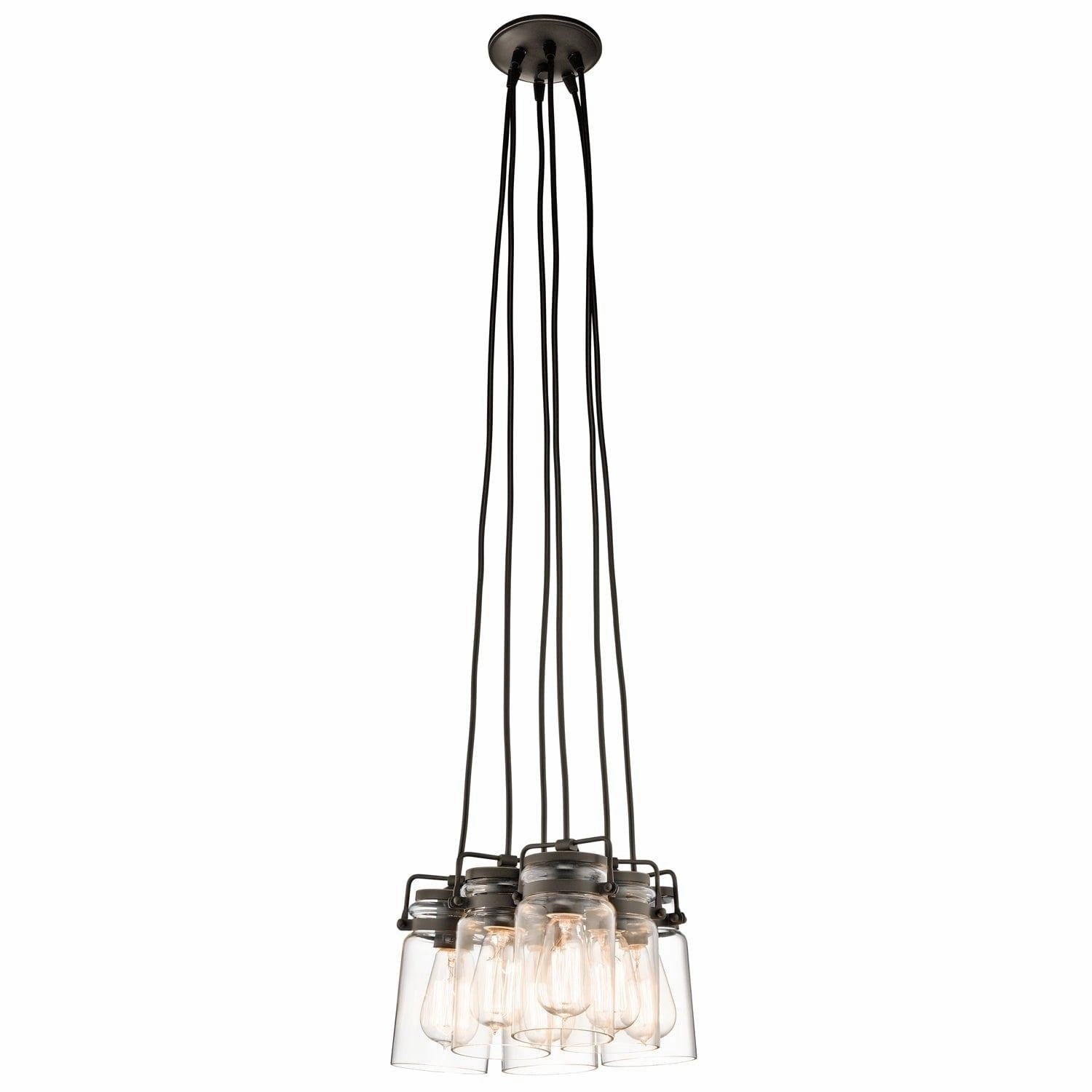 Kichler Brinley 6 Light Bronze Ceiling Pendant Light minimalist ceiling light