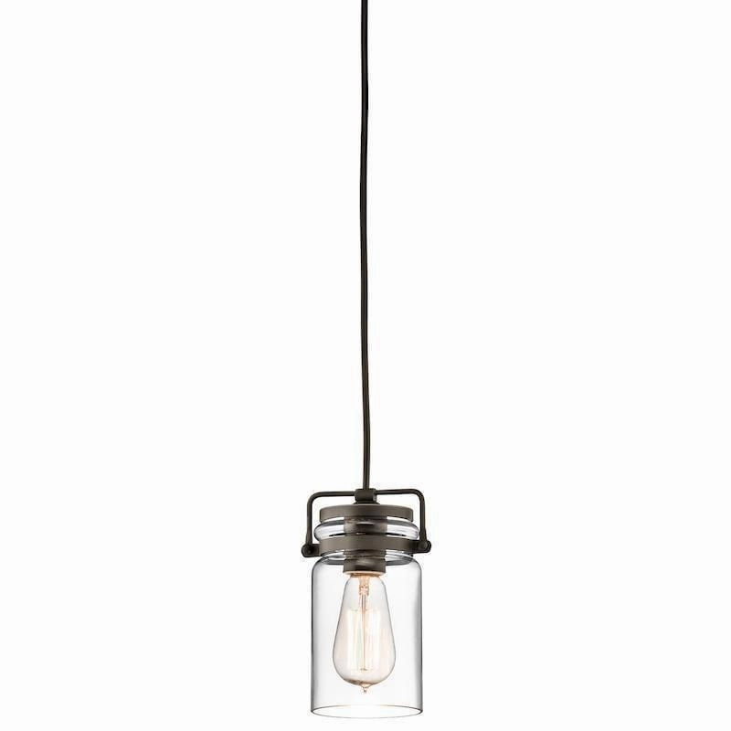 Kichler Brinley Olde Bronze Mini Pendant Ceiling Light modern ceiling lamp