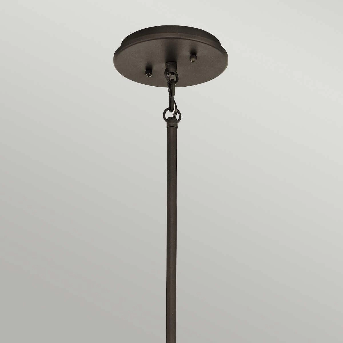 Kichler Emory 3 Light Bronze Semi Flush Pendant Ceiling Light