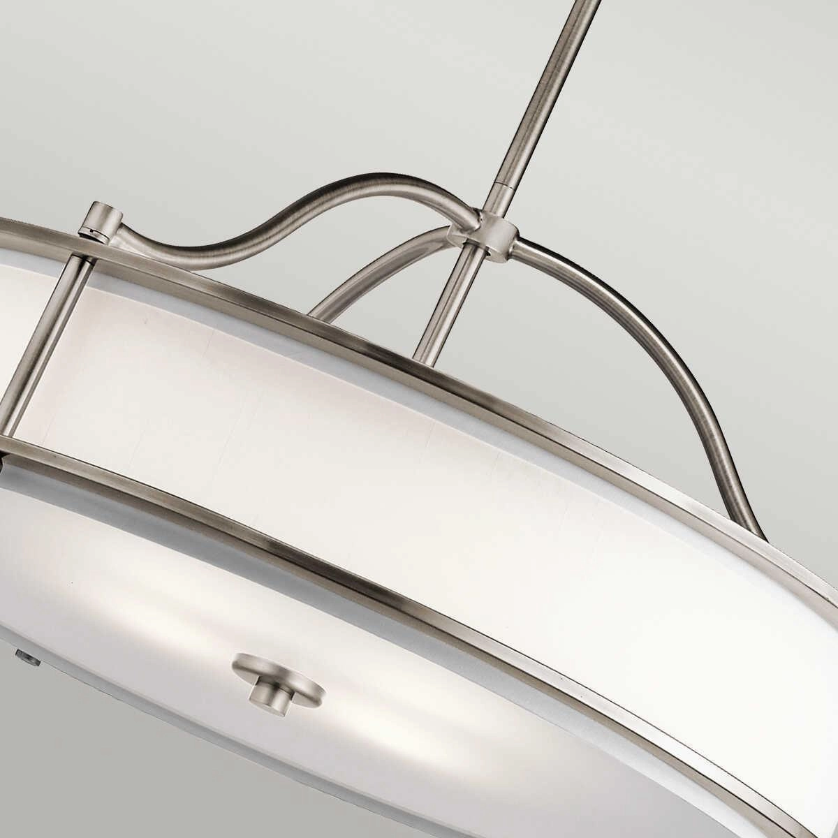 Kichler Emory 4 Light Pewter Semi Flush Chandelier Light