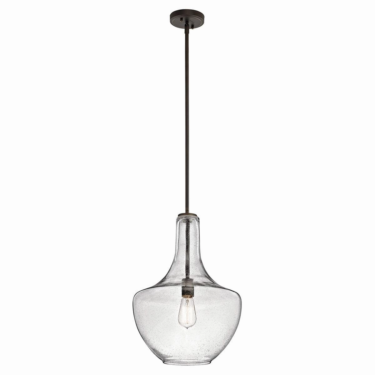 Kichler Everly 1 Light Medium Bronze Ceiling Pendant Light minimalist ceiling light