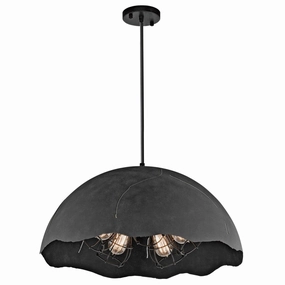 Kichler Fracture 5 Light Zinc Ceiling Pendant minimalist ceiling light
