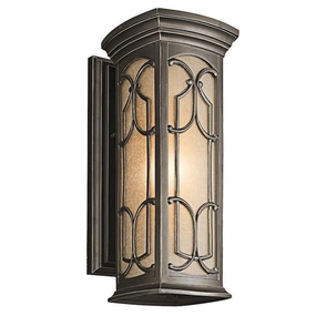 Kichler Franceasi Olde Bronze Medium Outdoor Wall Light outdoor wall lamp