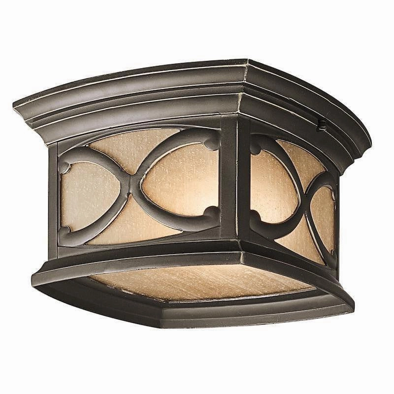 Kichler Franceasi Olde Bronze Outdoor Porch Ceiling  Lantern outdoor wall lamp