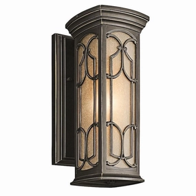 Kichler Franceasi Olde Bronze Small Outdoor Wall Light outdoor wall lamp