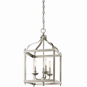 Kichler Larkin Medium 3 Light Nickel Ceiling Lantern modern ceiling lamp