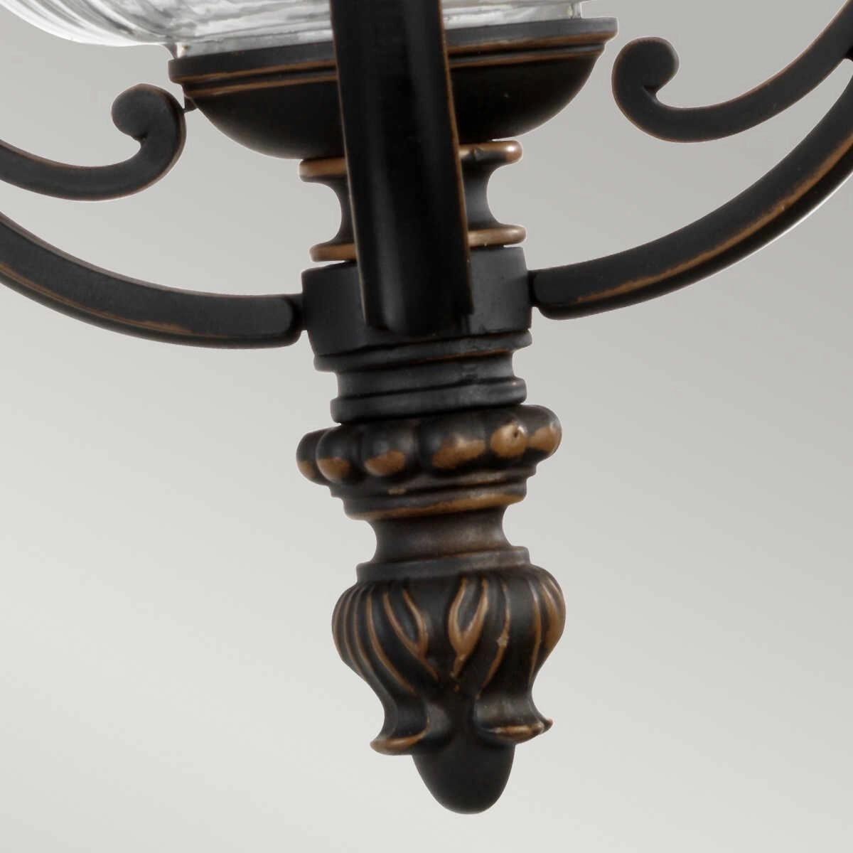 Kichler Luverne Rubbed Bronze Medium Outdoor Wall Light