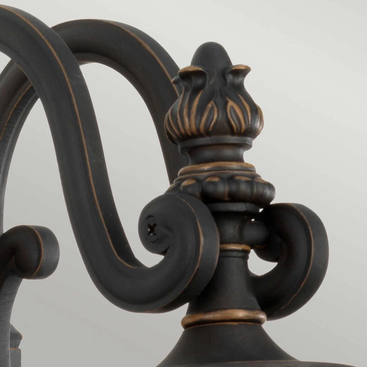 Kichler Luverne Rubbed Bronze Medium Outdoor Wall Light