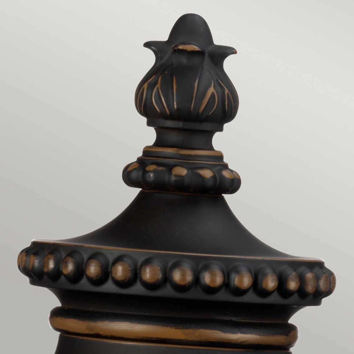 Kichler Luverne Rubbed Bronze Outdoor Pedestal Lantern