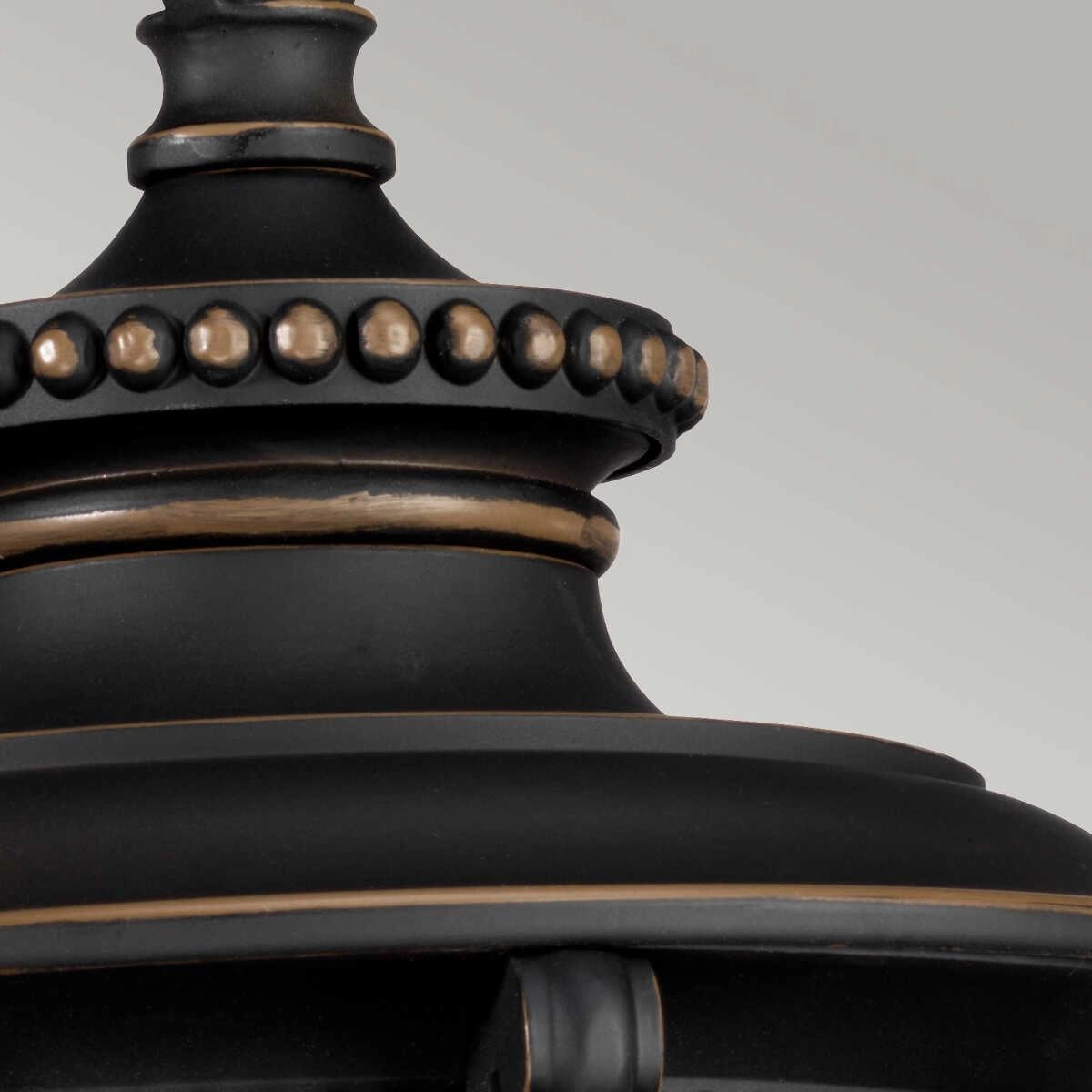 Kichler Luverne Rubbed Bronze Outdoor Pendant Light