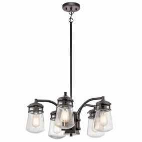Kichler Lyndon Outdoor 5 Light Bronze Pendant outdoor wall lamp