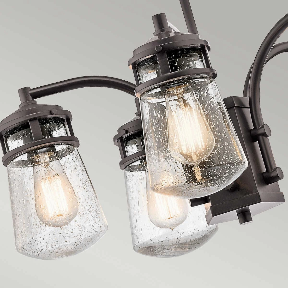 Kichler Lyndon Outdoor 5 Light Bronze Pendant